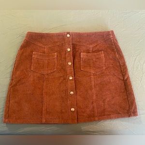 Corduroy skirt